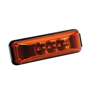 Lampa Φως Φορτηγού 24V 3LED Πορτοκαλί 103x35mm