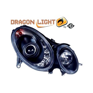 Diederichs MERCEDES E-KLAS W211 02-06 DRAGONLIGHT+LED BLACK