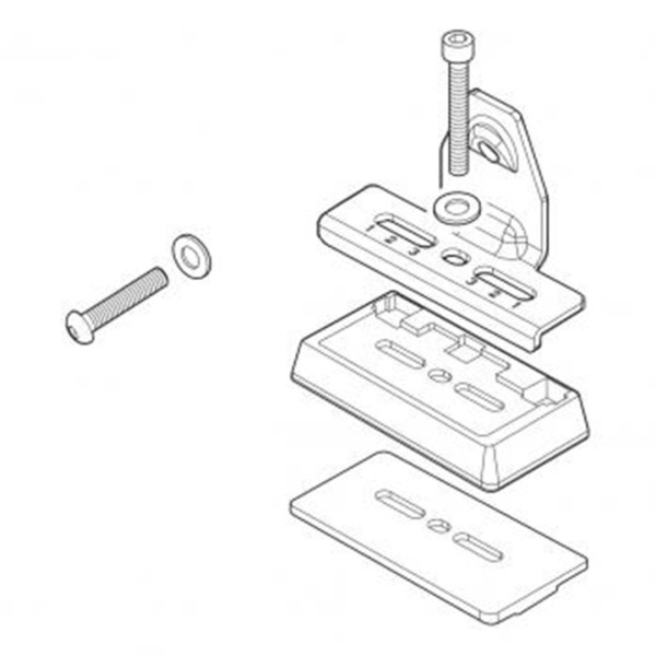 MENABO FIX509FP KIT ΑΚΡΑ (ΠΟΔΙΑ) FIX POINT ΓΙΑ ΜΠΑΡΕΣ TEMA/TEMA ALU MENABO