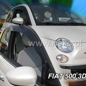 Heko FIAT 500 3D 2007> ΖΕΥΓΑΡΙ ΑΝΕΜΟΘΡΑΥΣΤΕΣ ΑΠΟ ΕΥΚΑΜΠΤΟ ΦΙΜΕ ΠΛΑΣΤΙΚΟ HEKO - 2 ΤΕΜ.