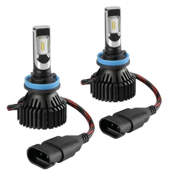 Lampa H8/H9/H11/H16 9>32V 6.500K 8.000lm 60W PGJ19-X HALO LED SERIE 6 STANDARD 8LED ZES 2ΤΕΜ. LED KIT