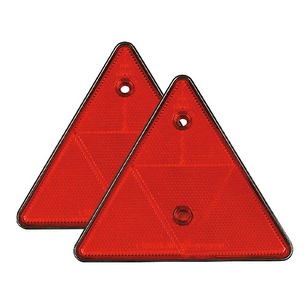 Αντανακλαστικά τρίγωνα βιδωτά κόκκινα