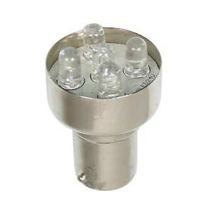 Lampa ΛΑΜΠΑΚΙ 24V 5LED R5-10W BA15s