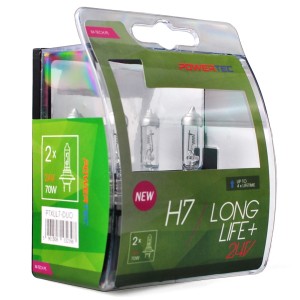 M-Tech H7 24V 70W PX26d POWERTEC LONG LIFE ΑΛΟΓΟΝΟΥ BLISTER 2ΤΕΜ. M-TECH