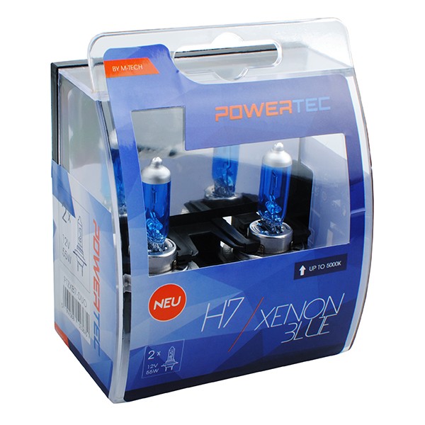 M-Tech H7 12V 55W PX26d 5.000K-6000K POWERTEC XENON BLUE 2ΤΕΜ. M-TECH