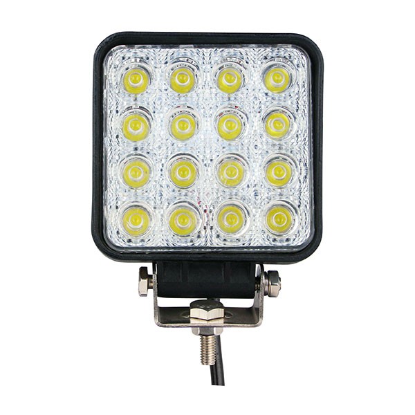 M-Tech ΠΡΟΒΟΛΕΑΣ ΕΡΓΑΣΙΑΣ WORKING LAMPS FLOOD BEAM OSRAM LED 10-30V 48W 3600lm ΤΕΤΡΑΓΩΝΟΣ (110 x 110 x 72 mm) M-TECH -1 TEM