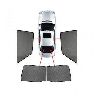 CarShades SMART FORTWO 3D 2007-2014 ΚΟΥΡΤΙΝΑΚΙΑ ΜΑΡΚΕ CAR SHADES - 4 ΤΕΜ.
