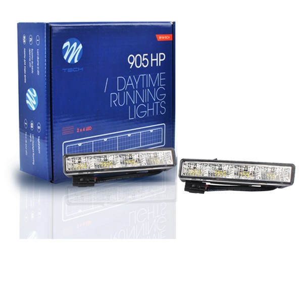 M-Tech ΠΡΟΣΘΕΤΟ DAYTIME DRL 905HP 12/24V - OSRAM - ΔΙΕΘΝΕΣ (ΜΕ 2x4HP LED - 127 Χ 31 Χ 22mm) - 2 ΤΕΜ. M-TECH